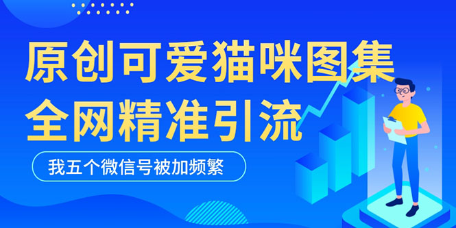 黑科技纯原创可爱猫咪图片，全网精准引流，实操5个VX号被加频繁-科景笔记