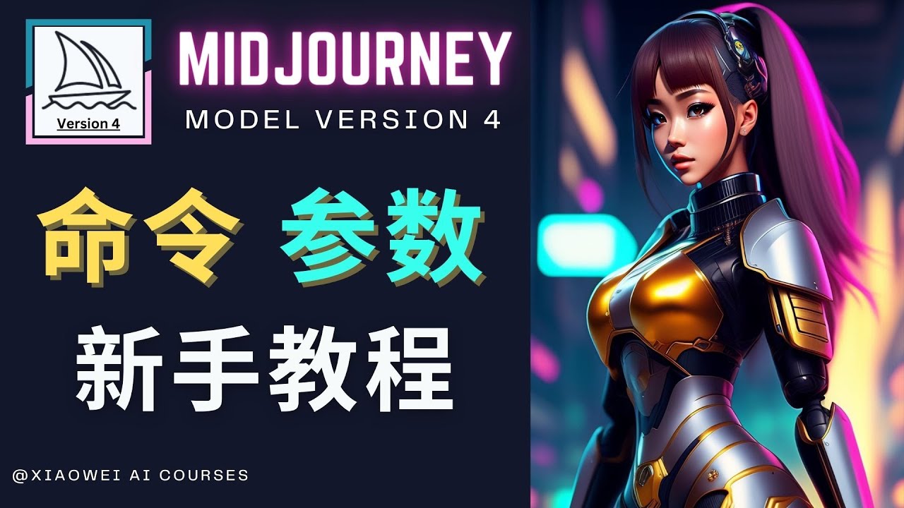 Midjourney新手入门教程，轻松创作顶级图像，命令参数-新手教程-科景笔记