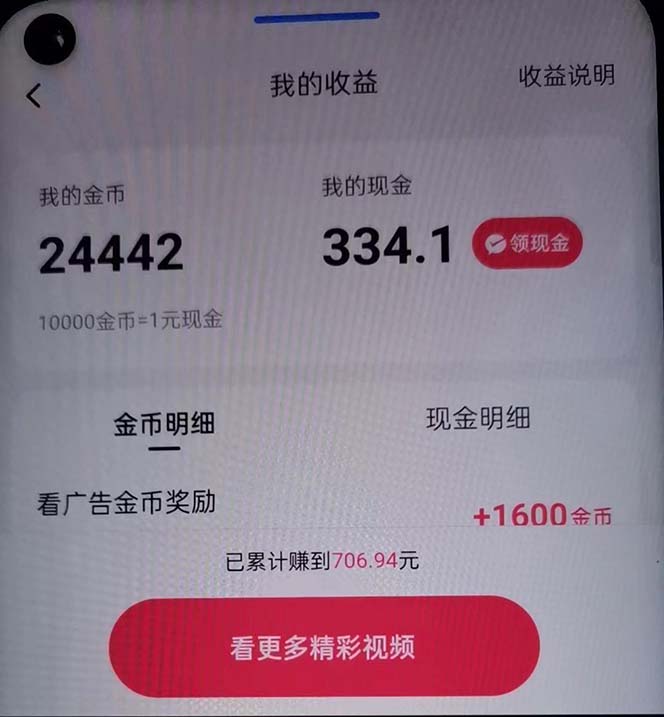 蓝海项目，看广告单机300+，每天一个小时，月入3W~5W-科景笔记