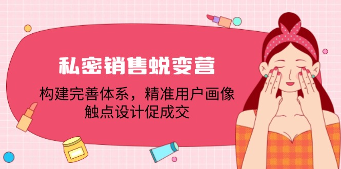 私密销售蜕变营：构建完善体系，精准用户画像，触点设计促成交-科景笔记